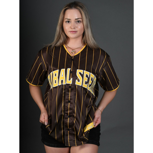 White Crop Top Baseball Jersey – Tribal Seeds Store