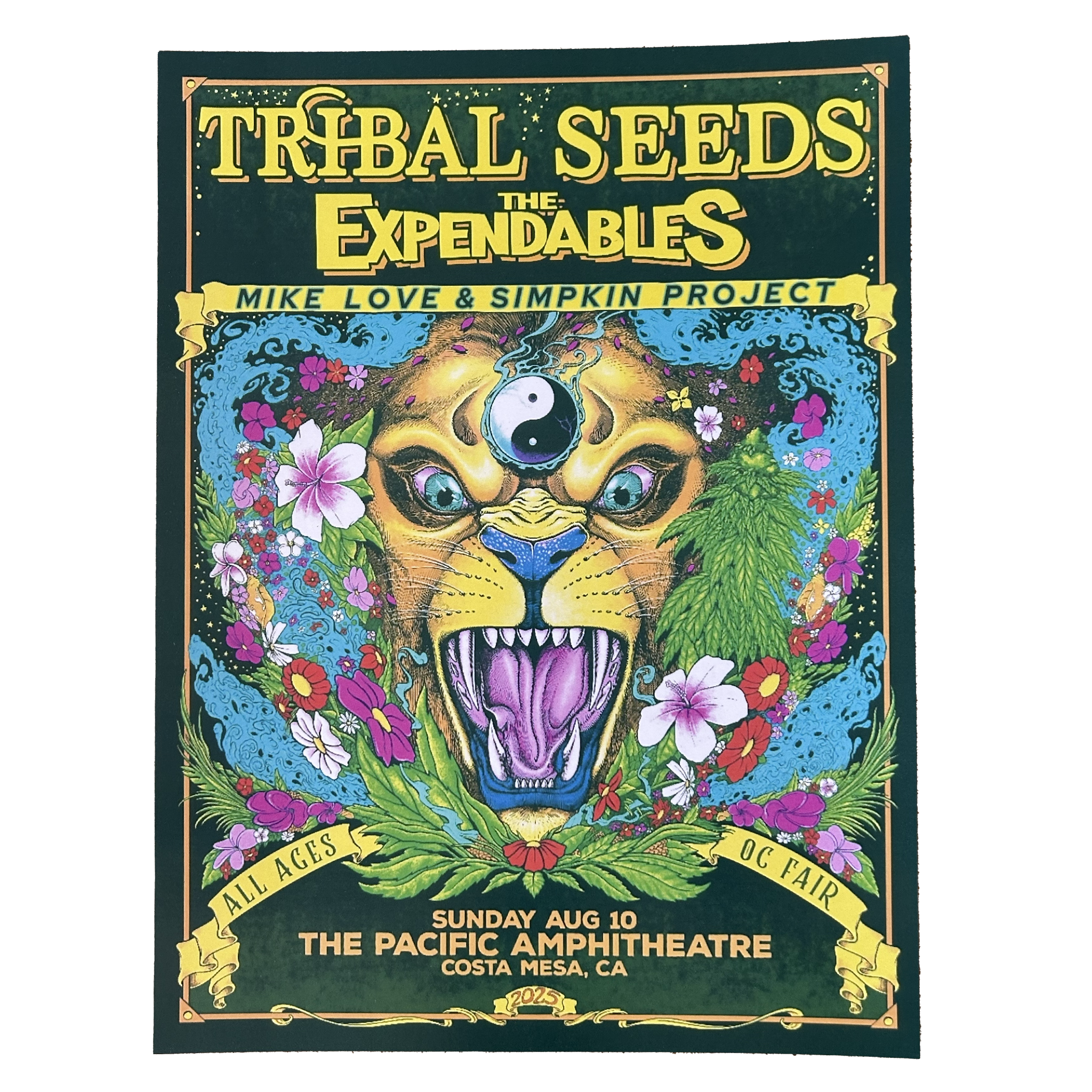 The Pacific Amphitheater Costa Mesa Show Poster