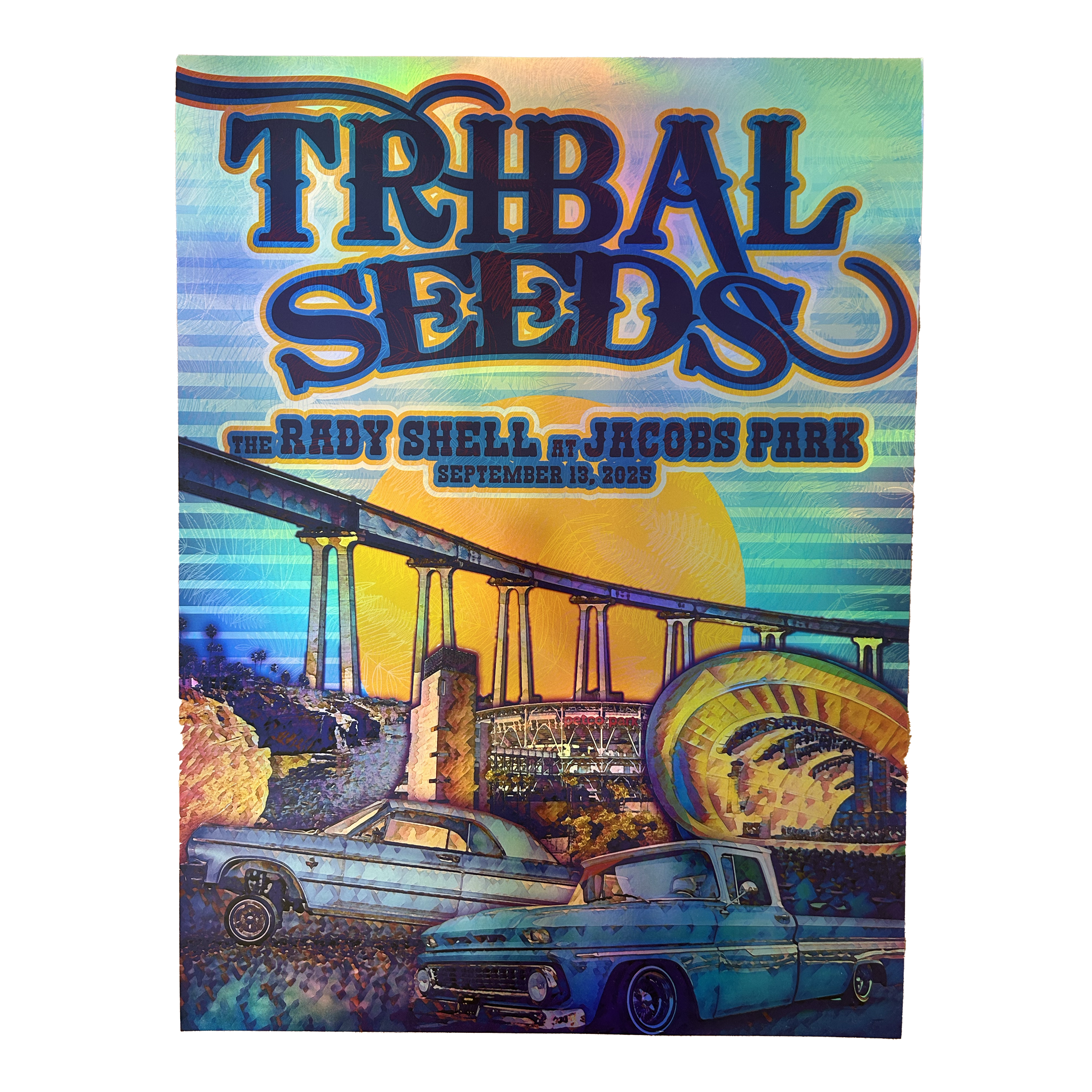 Rady Shell at Jacobs Park Show Foil Poster