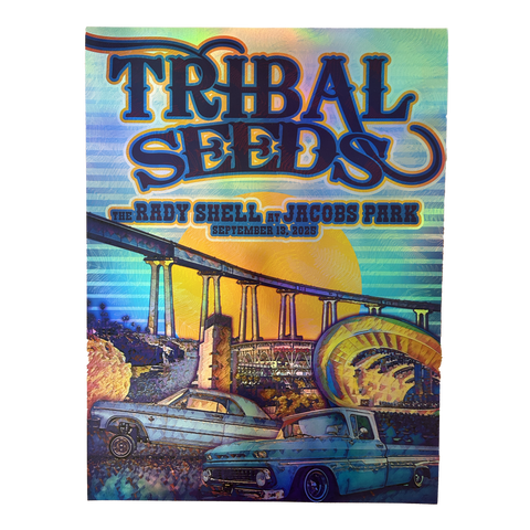Rady Shell at Jacobs Park Show Foil Poster