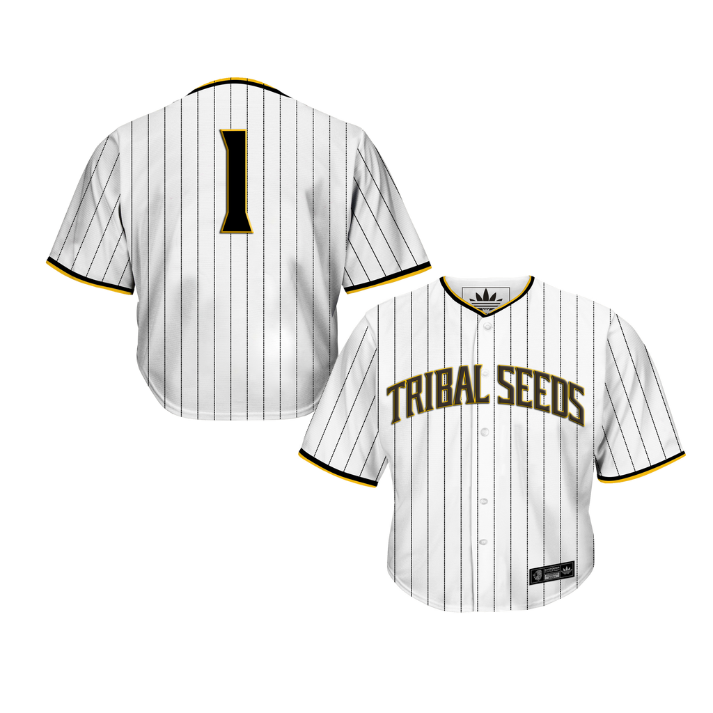 White Crop Top Baseball Jersey Tribal Seeds Store